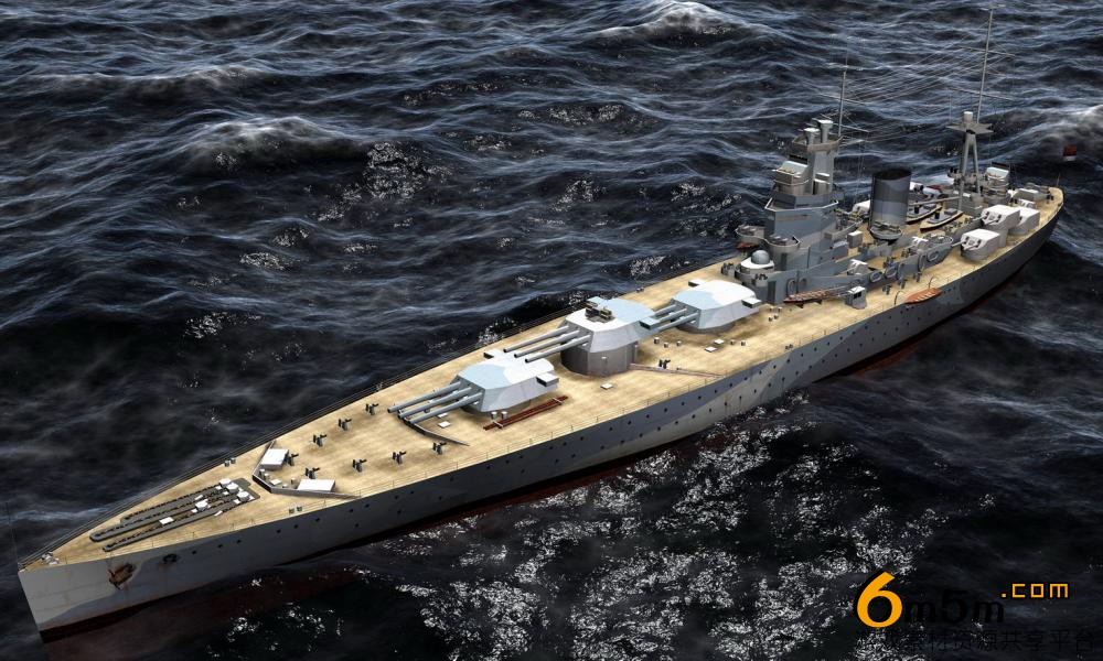 山丹纳尔逊军舰模型